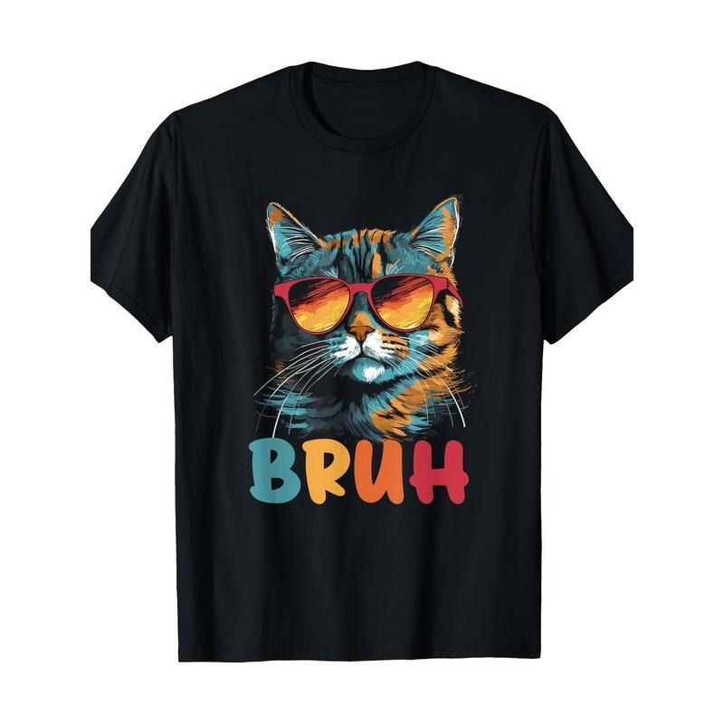 Greetings with cats, teenage boys, printed picture, men's T-shirt made in usa Hoodie, Sweatshirt | DripVista.com