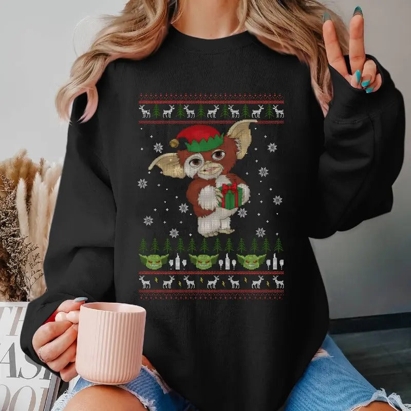 Gremlins Merry Christmas Ugly Christmas Shirt Gremlins Christmas Sweatshirt Family Christmas Vacation Sweatshirt