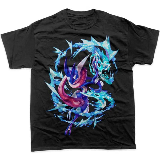 Greninja Shirt, Pokemon Shirt, Pokemon merch, Anime Shirt, Graphic T-Shirt, Gift For man, gift for her Top Menswear