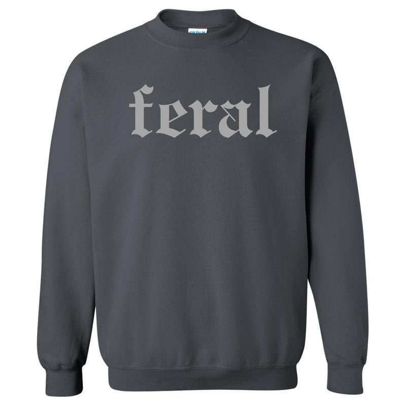 Grey FERAL Sweatshirt 'NLB'