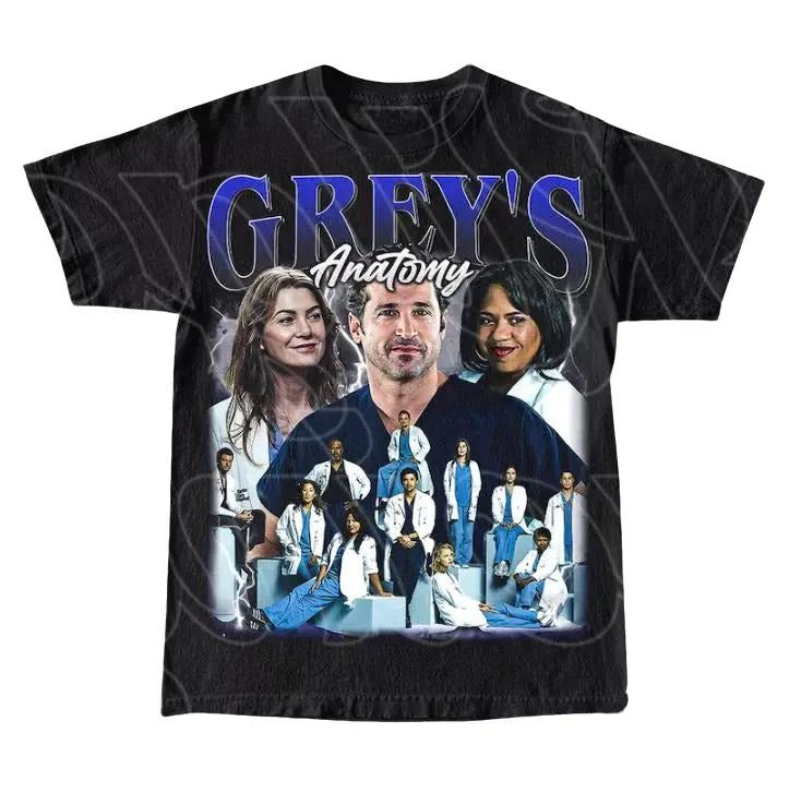 Greys Anatomy Vintage T-Shirt, Gift For Fans T-Shirt, Movie shirt Hoodie, Sweatshirt | DripVista.com