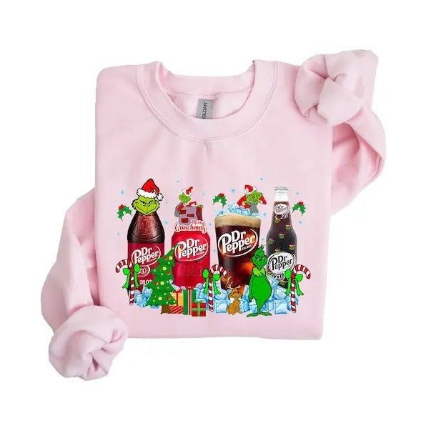 Griiinchmas Christmas Sweatshirt, Dr Pep Xmas Hoodie, Griiinchmas Xmas Tshirt, Christmas Gift for Coke Lovers, Griiinchmas Dr Pep  T-shirt, sweater and Hoodie