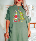 Grinch Christmas Tree Sweatshirt, Grinch Christmas Shirt, Christmas Shirt, Grinchmas Hoodie, Cute Christmas Sweatshirt, Christmas Gift Cotton Clothes