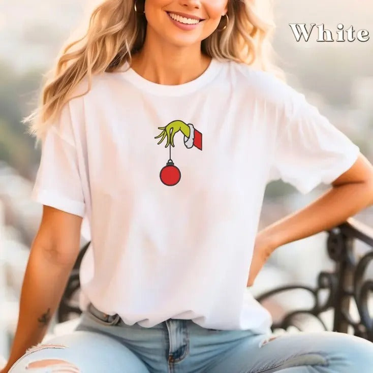 Grinchhhh Christmas Ball Shirt, Christmas Shirt