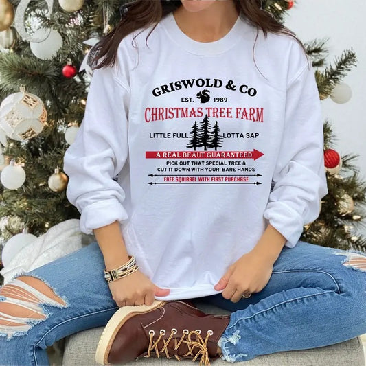 Griswold Co Tree Farm Since 1989 Sweatshirt, Christmas Family Sweatshirt, Christmas Women Shirt, Christmas Shirt, Christmas Party Sweatshirt