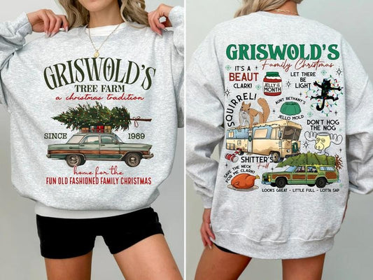Griswold Family Christmas Sweatshirt, Christmas Tree Farm Shirt, Family Vacation Tee Shirt