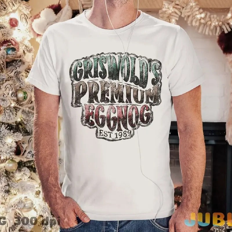 Griswold's Premium Eggnog Clark Griswold Christmas Movie Shirt, VintageShirt Christmas Tshirt