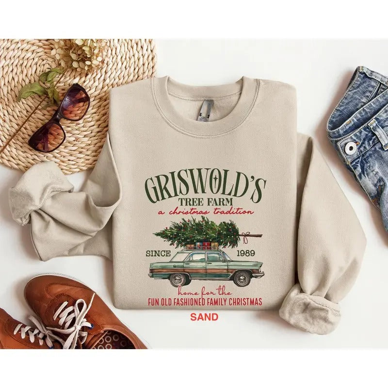 Grisworld Sweatshirt, Grisworld Christmas Tree Shirt, Christmas Movie Sweatshirt, Family Christmas Sweatshirt, Christmas Vacation Shirt