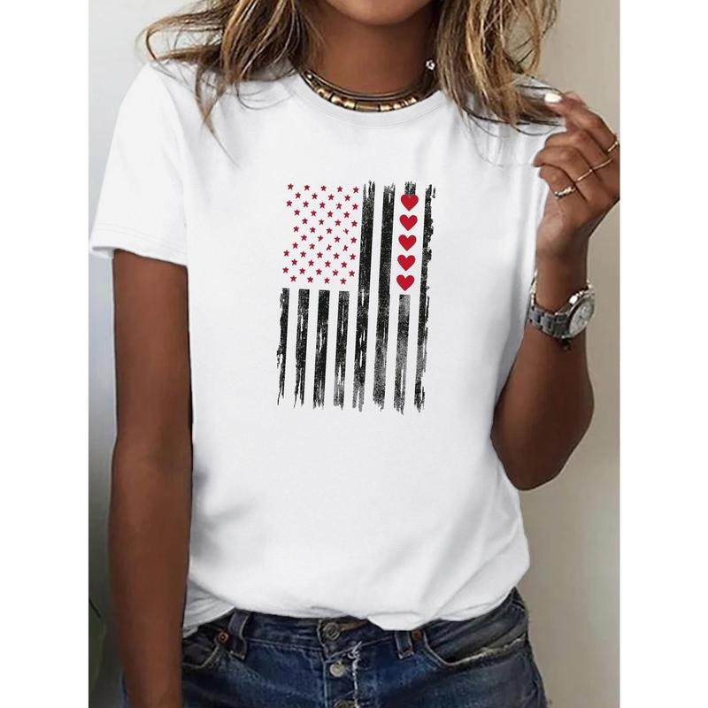 Grunge American flag Cotton women'WB shield T-shirt with comfortable fit Hoodie, Sweatshirt | DripVista.com