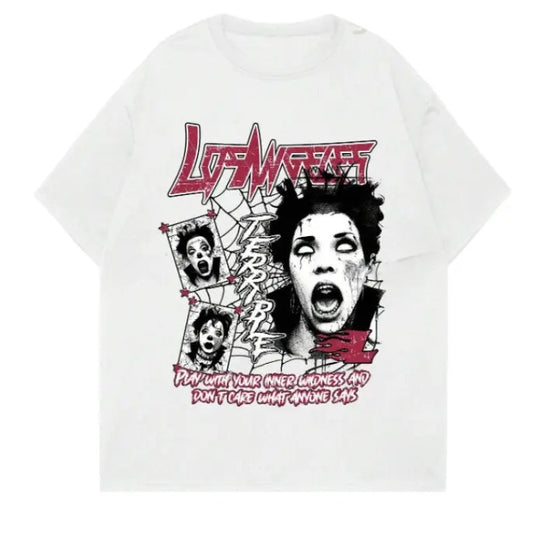 Grunge Punk Men'S Slogan Print Crew Neck T-Shirt, Sweatshirt, Hoodie Size S- 3XL,Gift For Women Top Womenswear Underwear Humen, Underwear Tshirt Lady Streetwear Human Shortsleeve Shoe Tropical Round Neck