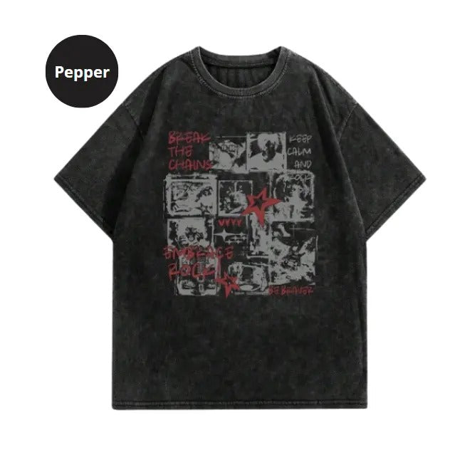 Grunge Punk Men's Slogan Printed T-Shirt, Sweatshirt, Hoodie Size S- 3XL,Gift For Women Top Womenswear Underwear Humen, Underwear