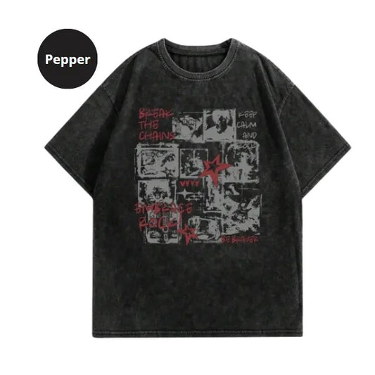 Grunge Punk Men's Slogan Printed T-Shirt, Sweatshirt, Hoodie Size S- 3XL,Gift For Women Top Womenswear Underwear Humen, Underwear