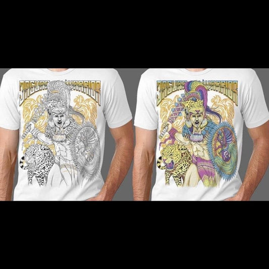 Guerrero Jaguar White Cotton Crewneck