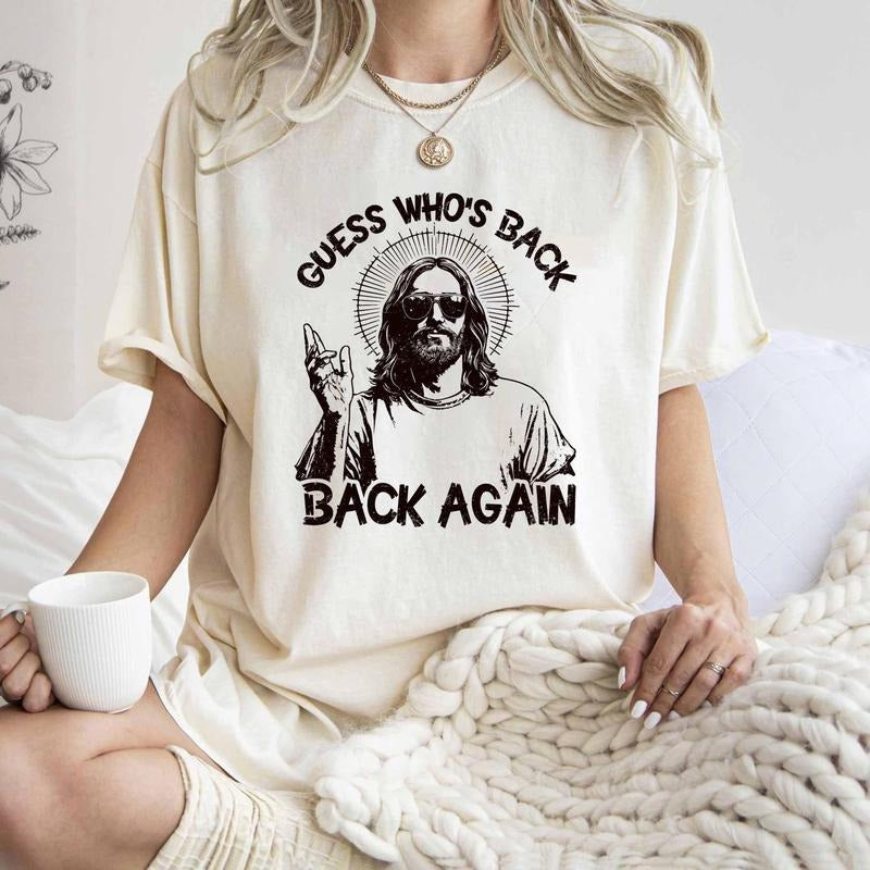 Guess Who'WB shield Back Back Again T-shirt, Church Group Tee, Trendy Summer Sun Tees Hoodie, Sweatshirt | DripVista.com
