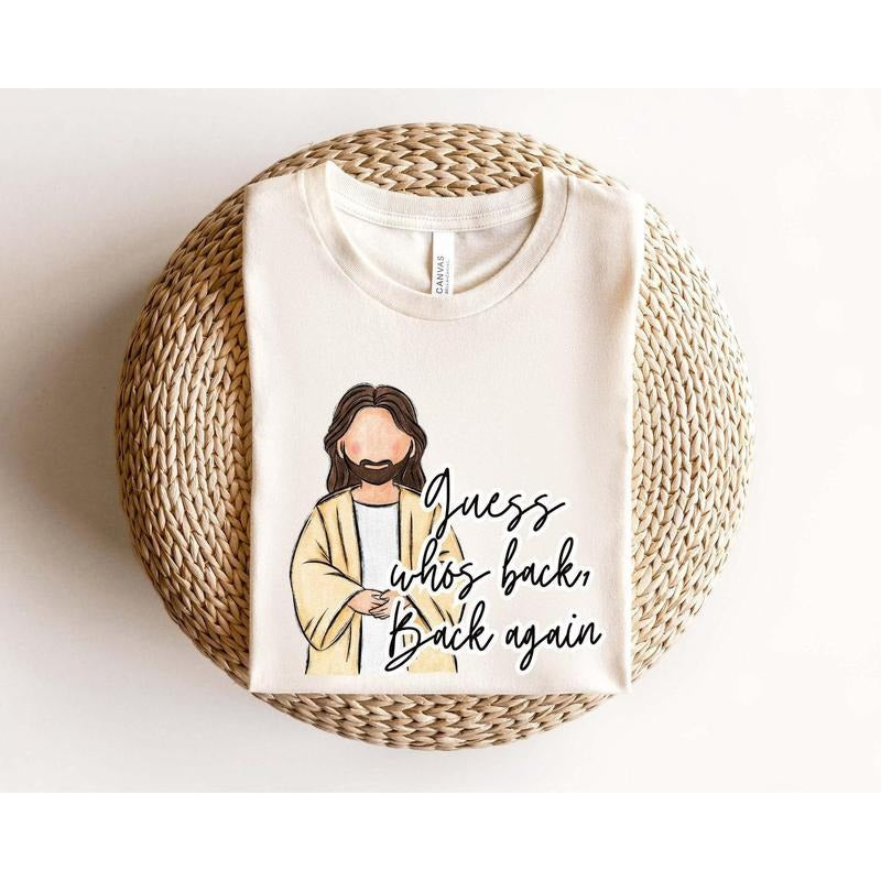 Guess Who's Back Shirt, Easter Religious Shirt, Jesus Back Shirt, Funny Easter Shirt, Easter Shirt, Jesus Come Back Shirt, Easter Sweatshirt