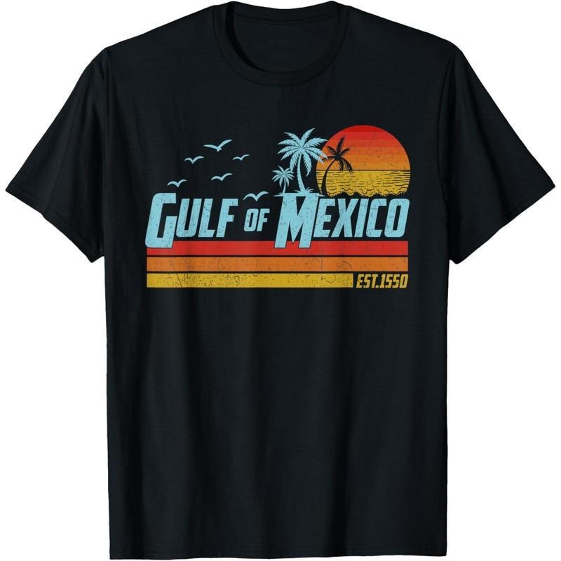 Gulf FOG Mexico Est 1550 Retro Vintage Beach T-Shirt style 02 Hoodie, Sweatshirt | DripVista.com