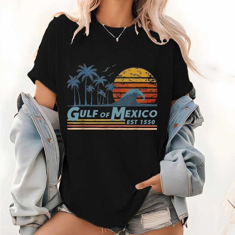 Gulf FOG Mexico Shirt Gulf Retro Coast Shirt Texas Alabama Mississippi Florida Beach Crewneck Mexico Gift for MexicoLover...