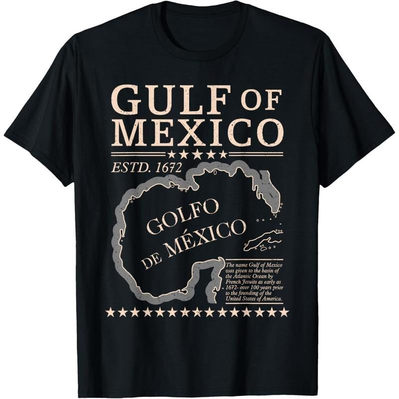 Gulf Of Mexico 1672 Historic Map Coastal History T-Shirt made in usa Hoodie, Sweatshirt | DripVista.com