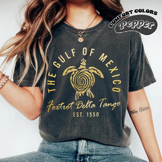 Gulf Of Mexico Comfort Colors T- Shirt, Foxtrot Delta Tango T-Shirt, Fdt Shirt, Liberal Shirt, Gift For Democrat Shirt, Feminist