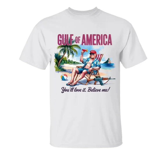 Gulf of America Trummpp T-shirt, Trummpp Ocean T-Shirt, MAGA T-Shirt, Gift for Trummpp Supporter, Full Size