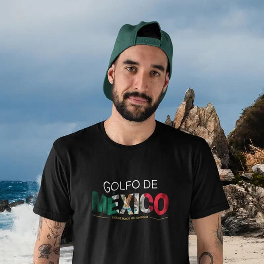 Gulf of Mexico Black Classic T-shirt, Show your Mexican Pride, Historical Geography Gift, Mexico T-shirt, Political T-shirt, Statement Tee
