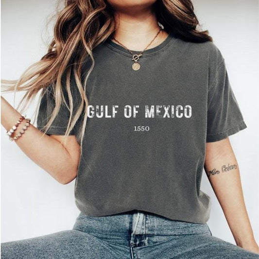 Gulf of Mexico Shirt, Anti Gulf Of America Shirt, Democrat Shirt, Gulf of Mexico Name Origin 1550