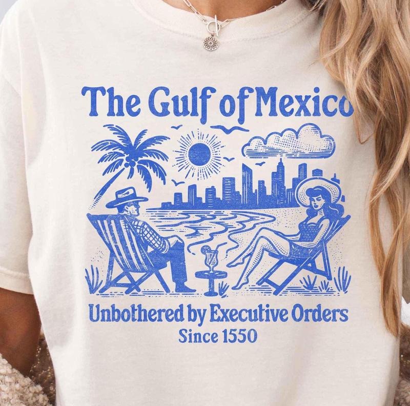 Gulf of Mexico Shirt, Trump  Tee Gift for Democrat, Trump Progressive Liberal Funny Political Tee, Resist Shirt
