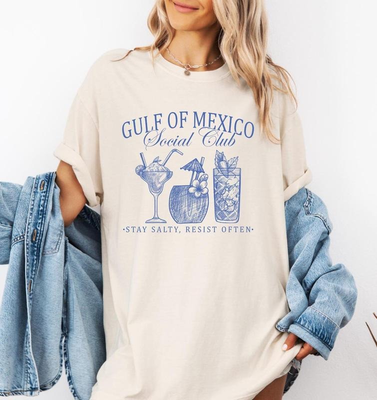 Gulf of Mexico Social Club Shirt, Anti Trump Shirt Tee Shirt Gift for Democrat, Liberal Funny Political Tee,Humor shirt