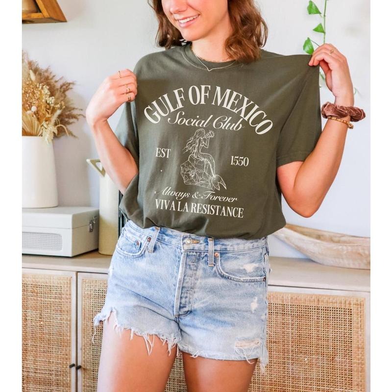 Gulf of Mexico Social Club Shirt, Subtle Anti Trump Liberal Feminist Shirt, Anti MAGA Shirt, Anti Trump Gifts, Funny...