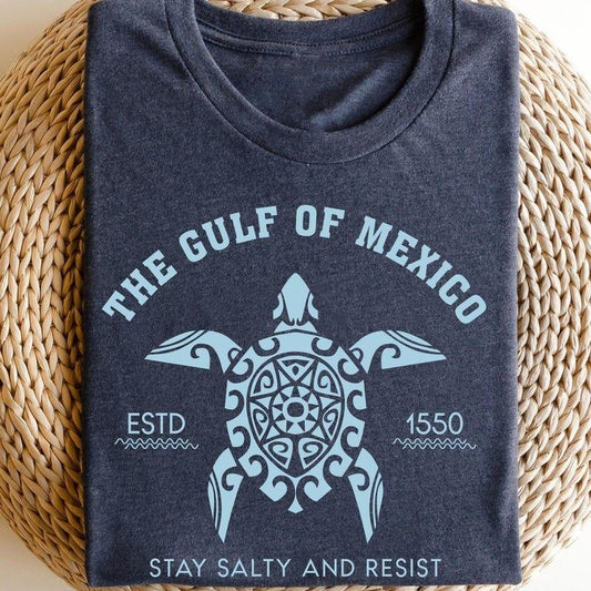 Gulf of Mexico Stay Salty Resistance Shirt, Resist Shirt, Anti Trump Shirt, Democrat Shirt, Democrat Gift Shirt