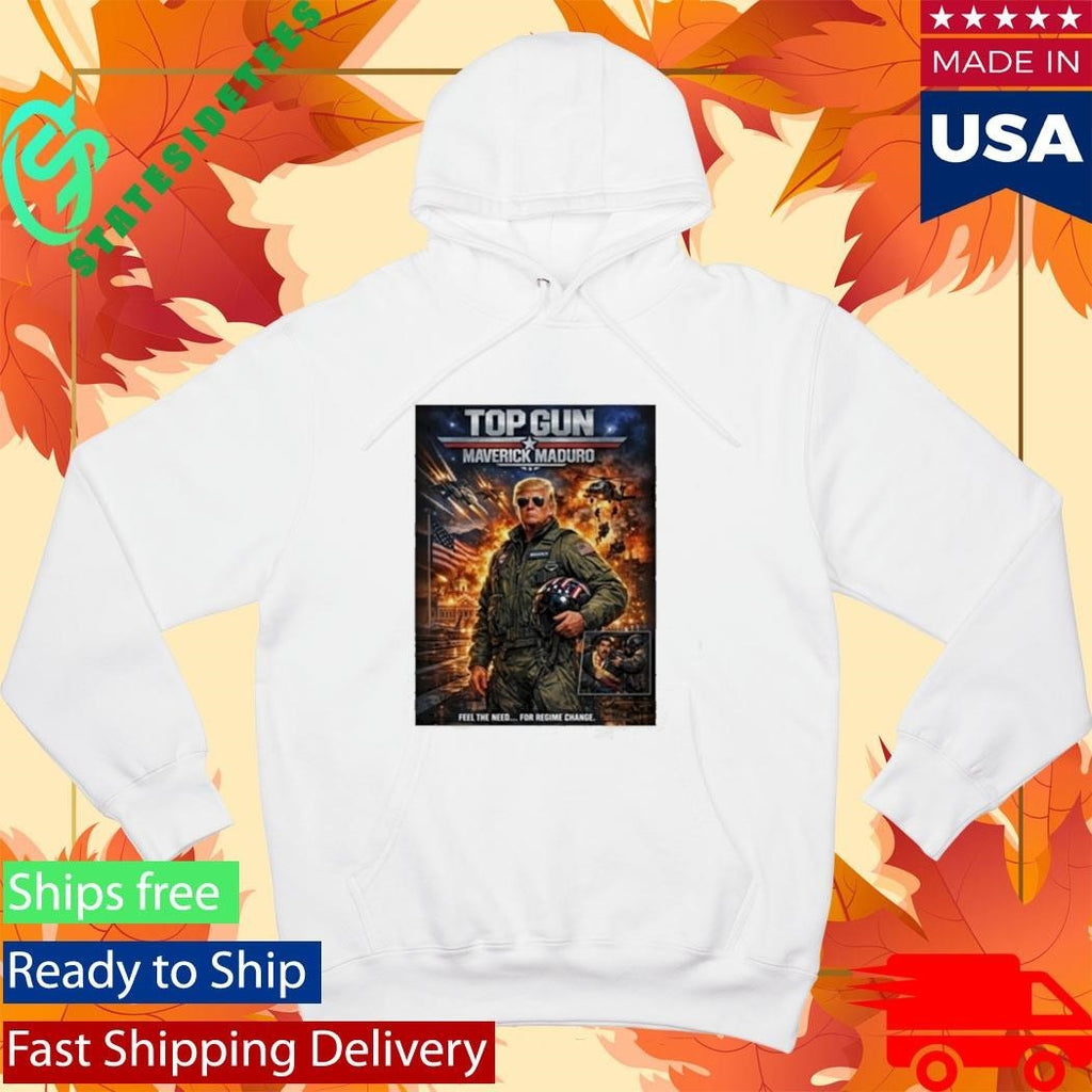 Gun Maverick Maduro Donald Trump Fighter Jet Shirt
