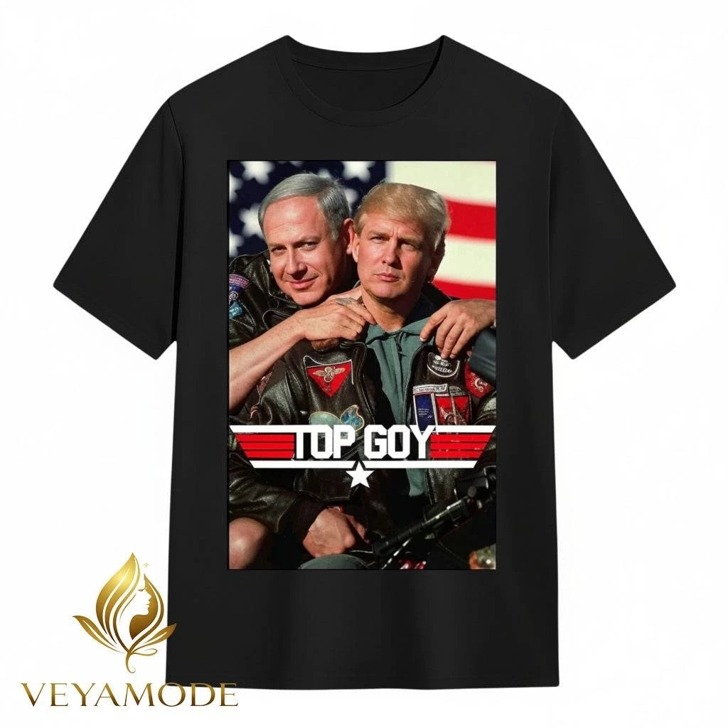 Gun x Trump vs Netanyahu Top Goy tee