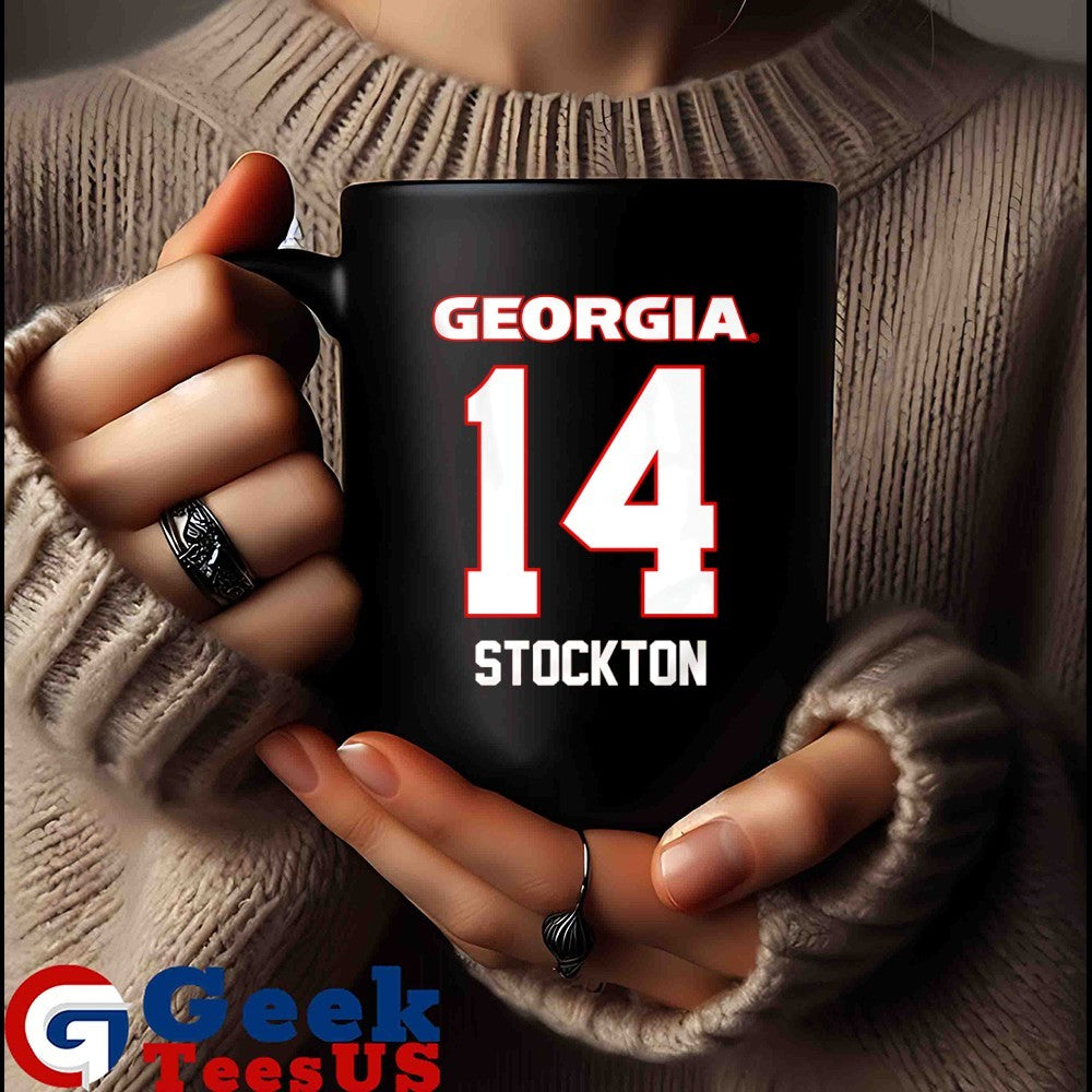 Gunner Stockton 14 Georgia Bulldogs football shirt