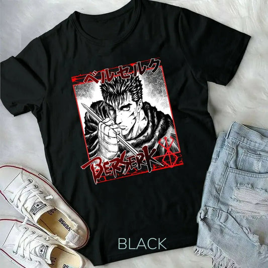 Guts Berserk, Anime Inspired ,Berserk,Anime Gift,Berserk,new UNISEX T-Shirt,cheap graphic tees Menswear Top