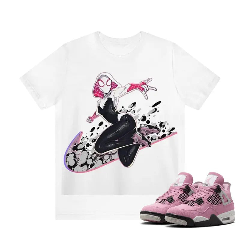 Gwen AJ 4 Orchid Neutral Outfits Graphic Tees, Y2k Streetwear Unisex T-shirt Hoodie, Sweatshirt | DripVista.com