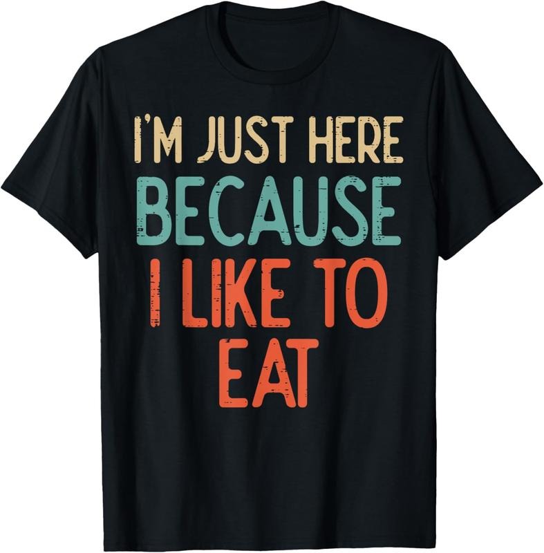 Gym Just Here Because I Like To Eat Fitness Diet Women Men T-Shirt Hoodie, Sweatshirt | DripVista.com