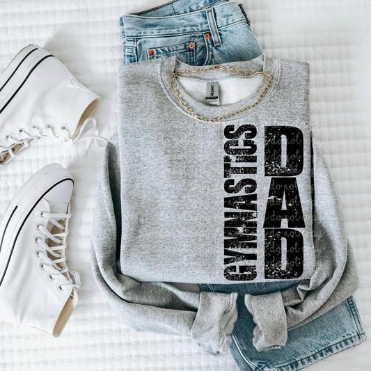 Gymnastics Dad DTF Transfers - THIS IS NOT A SHIRT
