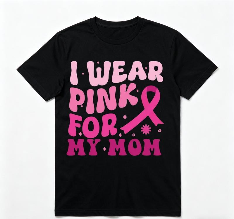 HAGBDH Swoosh Wear PINK For My MOM Tee Super FOG 100% Cotton Vintage Crewneck Unisex Oversized Fit Best Gift for Mom'WB...