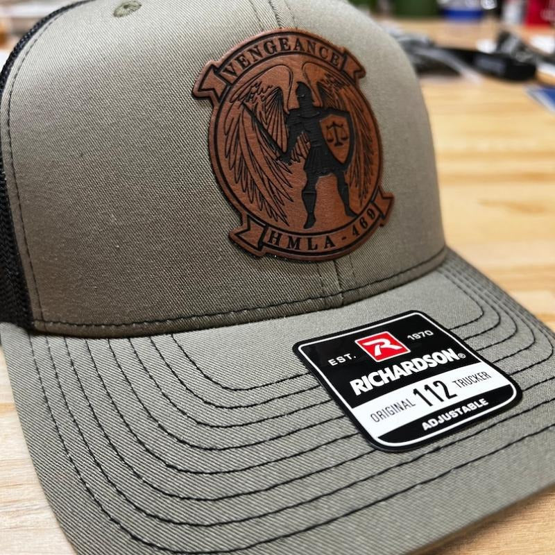 HMLA - 469 Leather Hat Patch Richardson Hat Mesh Back Snap Back | Salty Vet | T-Shirts, Hoodie, Sweatshirt | DripVista.com
