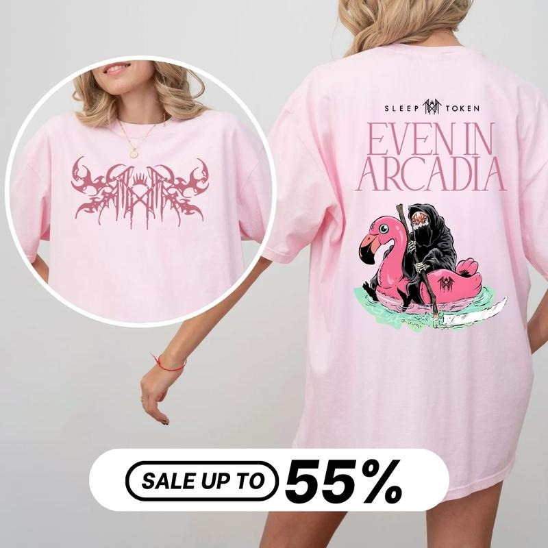 [HOT NEW] Sleep Token Vessel T-Shirt, Sweatshirt, Hoodie, Even in Arcadia Band Merch, Vintage Oversized Metal Graphic...