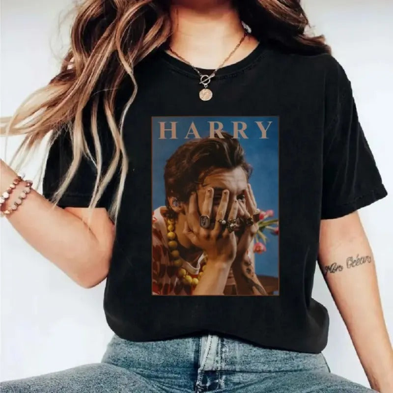 Haary Styles Shirt, H.A.R.R.Y's House Shirt, Retro T Shirt Merch, Unisex Short Sleeve Tee Shirt, Casual Clothing