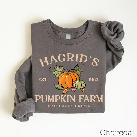 Hagrid's Pumpkin Patch Sweatshirt, Thanksgiving 2024, Fall Sweatshirt, Halloween Sweatshirt, Pumpkin Sweatshirt, Fall Shirt,Book Lover Gifts style 04