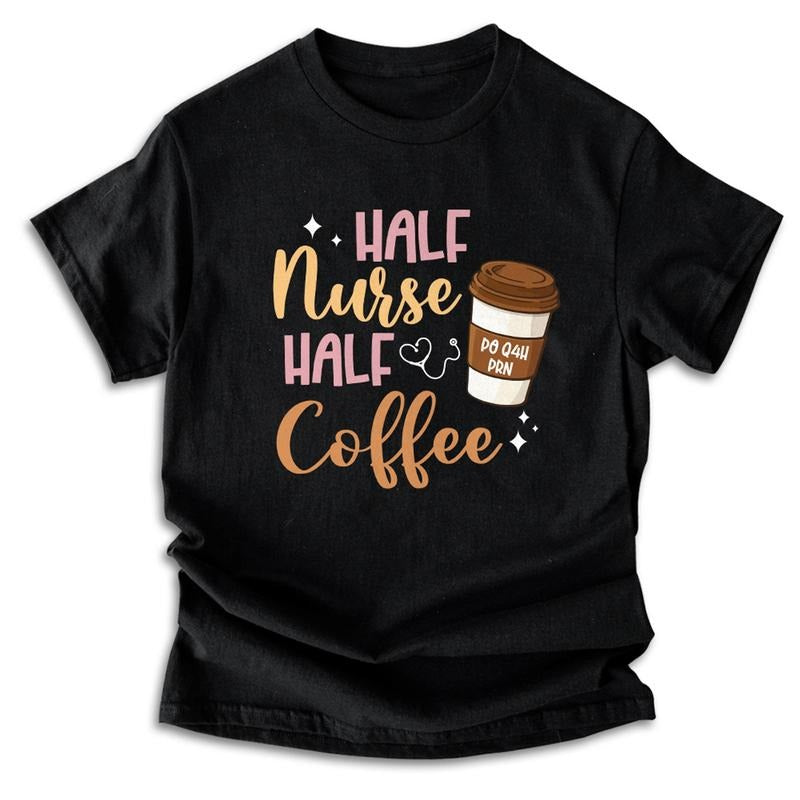 Half Nurse FOG Nurse Gifts Nurse Week Gifts Funny Nurse T-Shirt Hoodie, Sweatshirt | DripVista.com