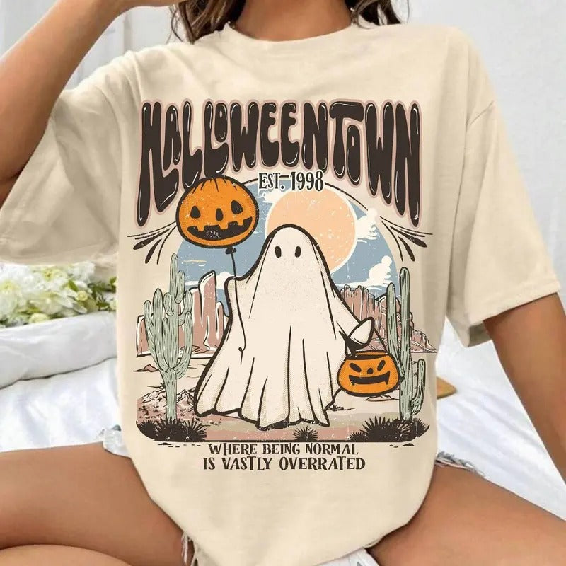 Halloween Est 1998 Shirt Halloween Ghost Shirt Fall Autumn, Pumpkin, Ghost, Western Shirt Hoodie, Sweatshirt | DripVista.com