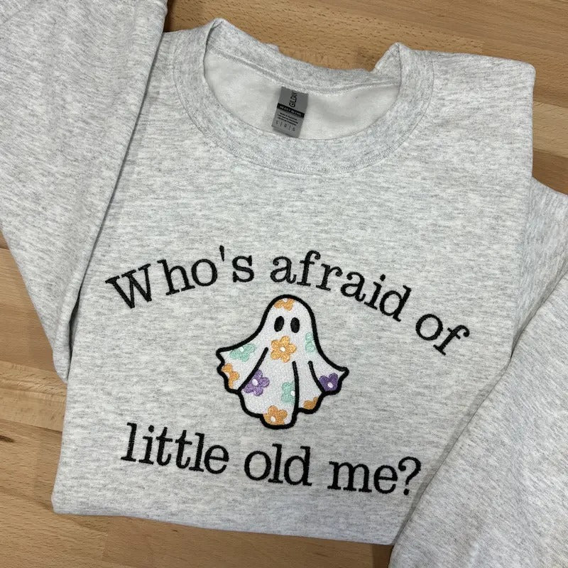 Halloween Floral Ghost Crewneck