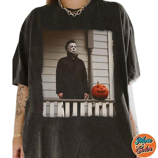 Halloween Horror Movies Animal Shirts, Cotton Unisex T-shirt, Crew Neck, Size S- 3XL, Menswear Top, Womenswear Top Underwear Streetwear