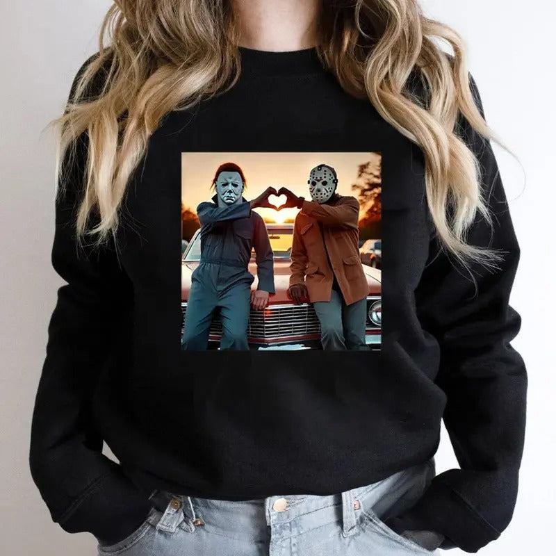 Halloween Movie Shirt, Horror Character Shirt, Halloween shirt, Spooky Season Shirt, Fall Sweatshirt, Hoodie | DripVista.com