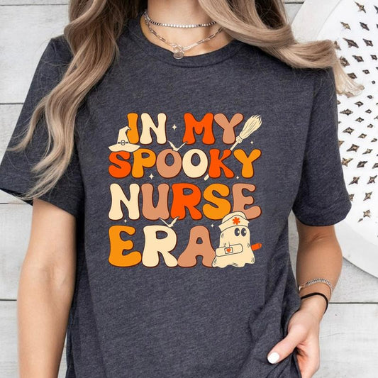 Halloween Nurse Shirt, In My Spooky Nurse Era Shirt, Nurse Halloween Gift, Halloween Party Shirt, Halloween Nurse Squad Tee