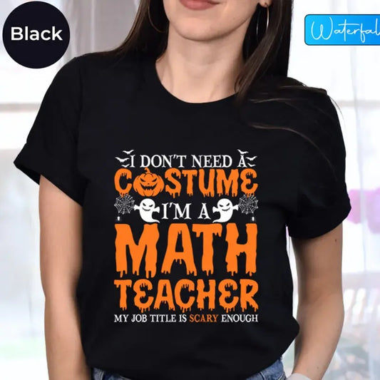 Halloween Party Math Teacher Shirts With Sayings, Math GEEk Halloween Tshirt, Spooky Season Math Teacher Gifts, Halloween Math Teacher Shirt