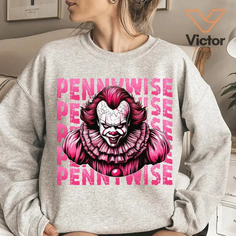 Halloween Pink H.o.r.r.or Movies SweatShirt, Series K.i.l.l.er Halloween Shirt, Halloween Friends Shirt,  T-shirts, Crewnecks, Hoodies – Gifts Suitable for Anyone